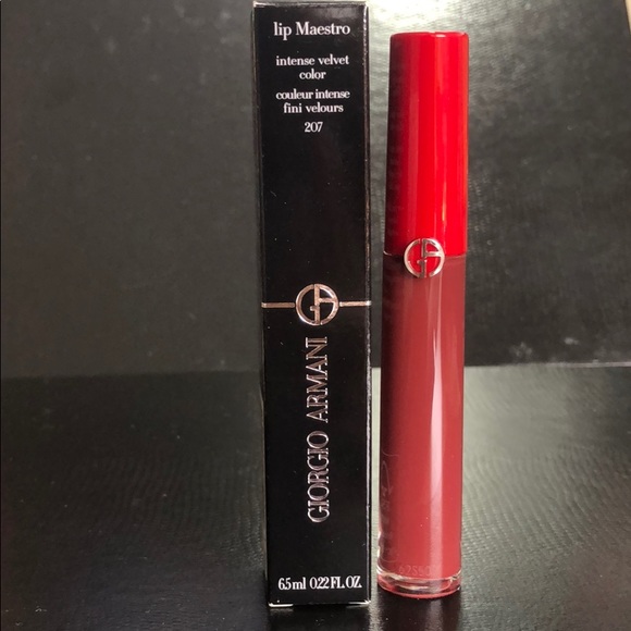 Brand New Giorgio Armani Lip Maestro - acajou 207 - Picture 2 of 4